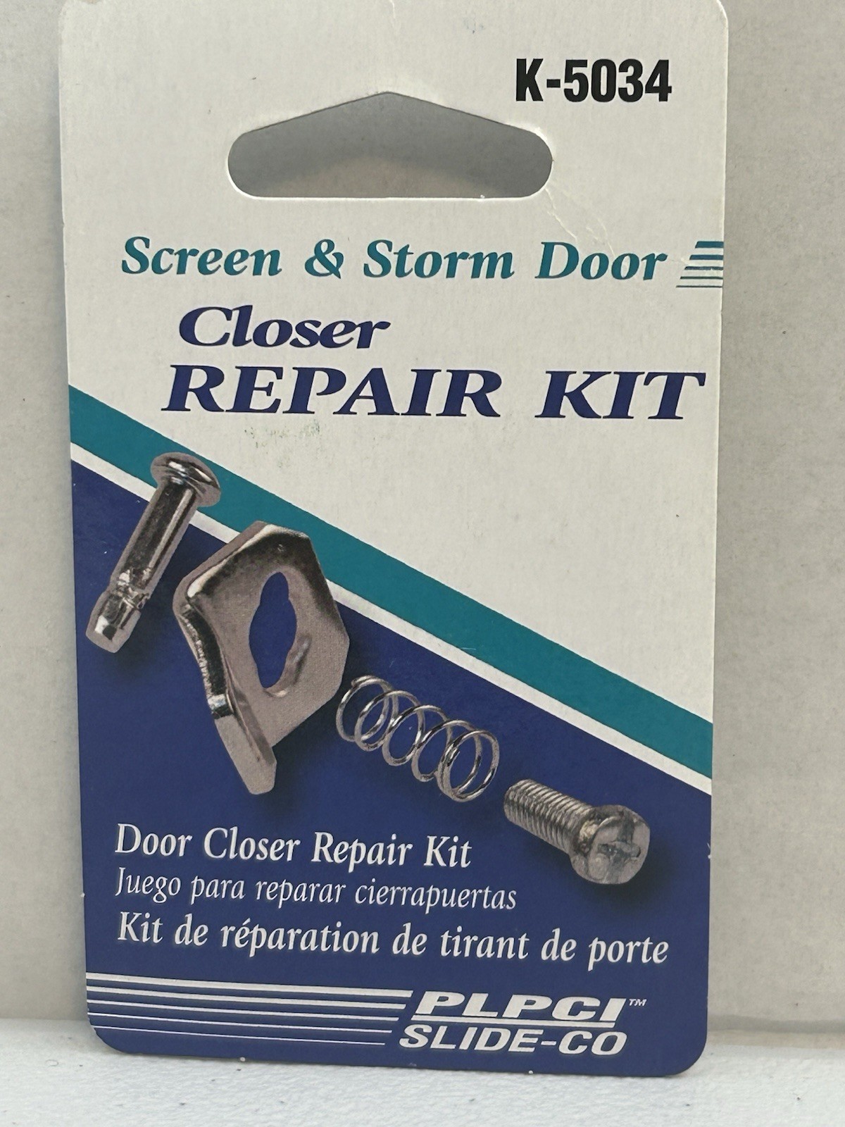 Pneumatic Screen Door Closer Repair Kit Steel Constructed Zinc K 5034