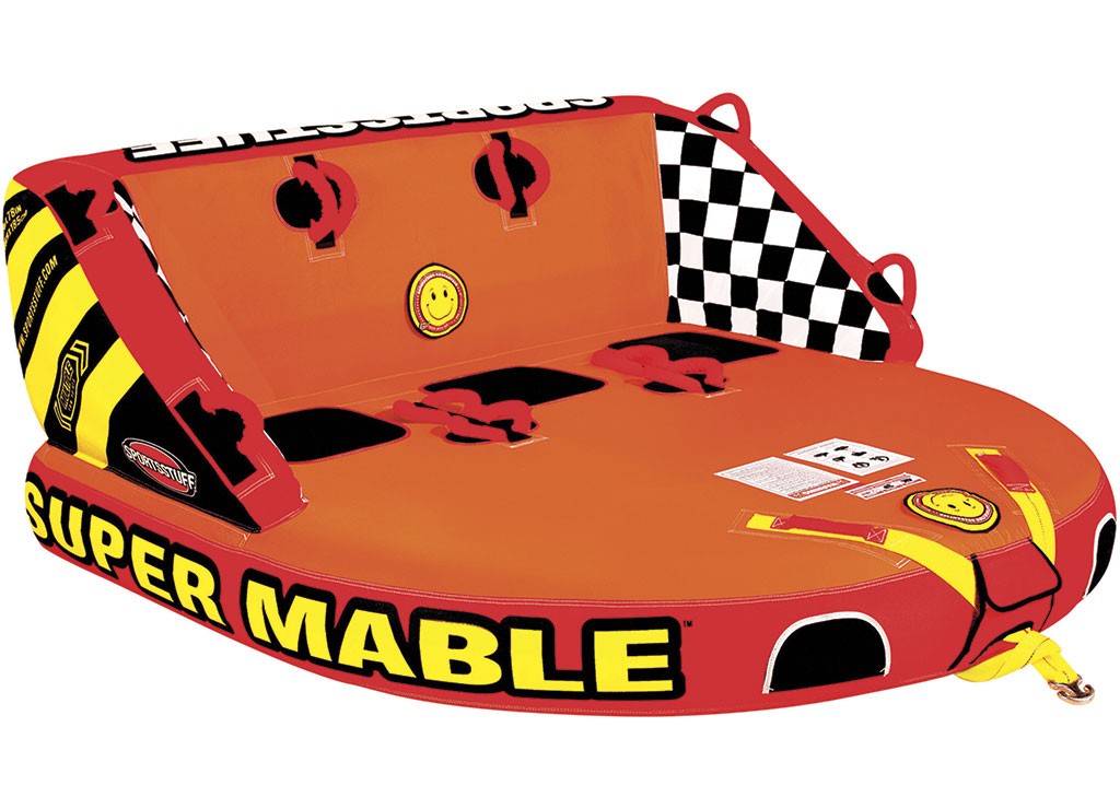 Airhead AHT2223SM Super Mable Towable Inflatable Towable Tube Rider - 3-Person
