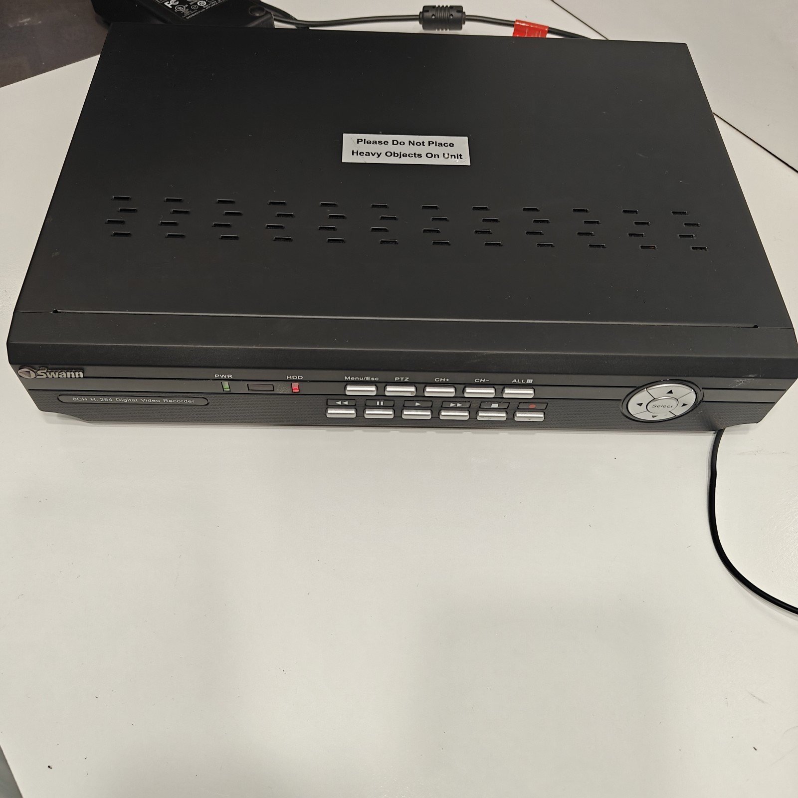Swann DVR-8 2600 8-Channel H.264 Security DVR Powers On Untested
