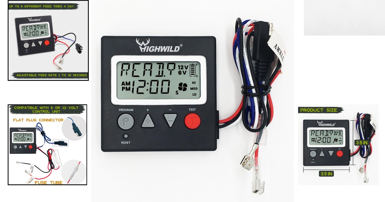 Digital Deer Feeder Timer - Adjustable & Memory Function for Seamless Operations