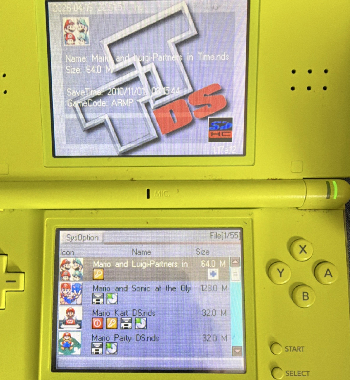 50+ DS game lot on one cartridge.  (Pokémon, Mario, Animal crossing)