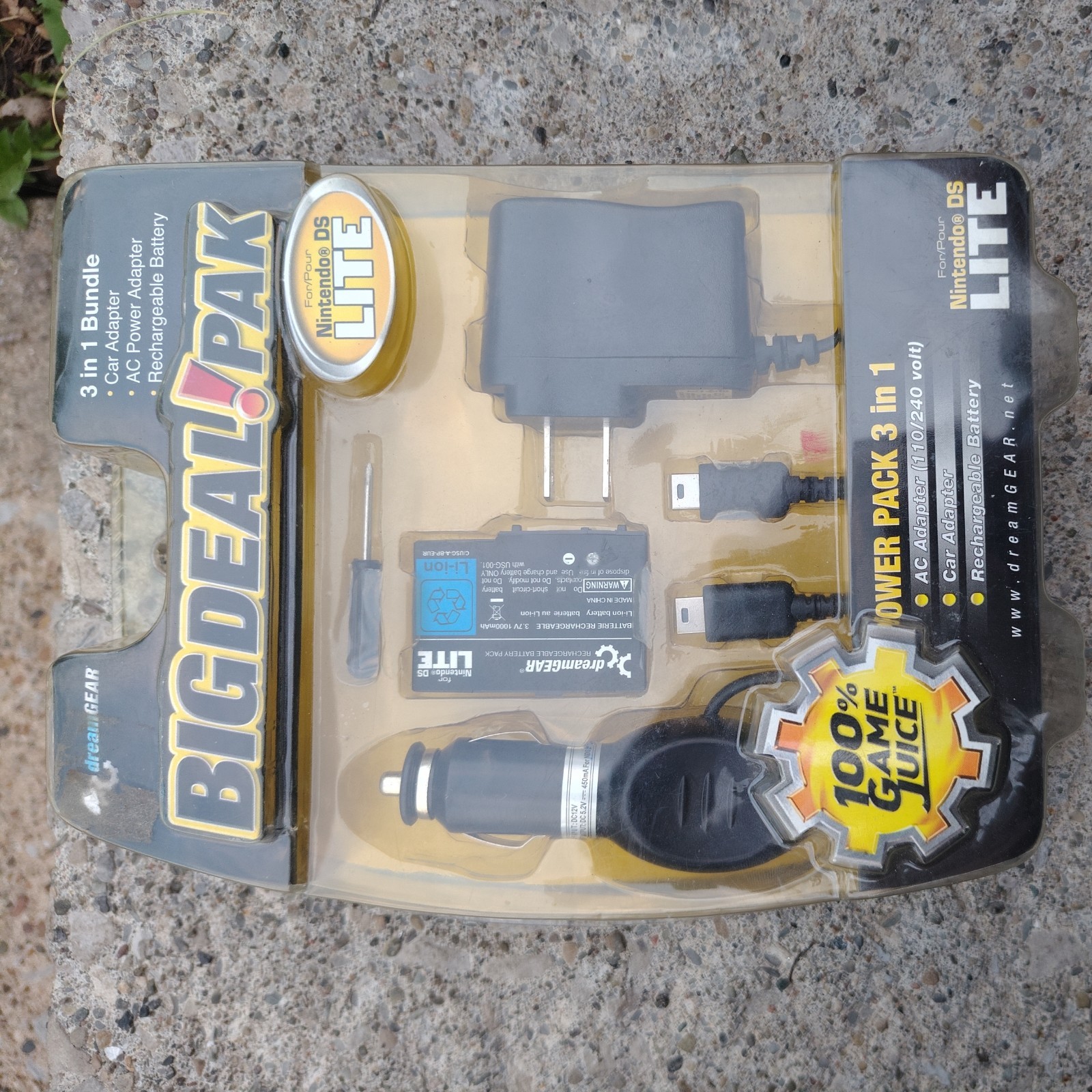 Dream Gear Big Deal! Pak For Nintendo DS Light, New In Package