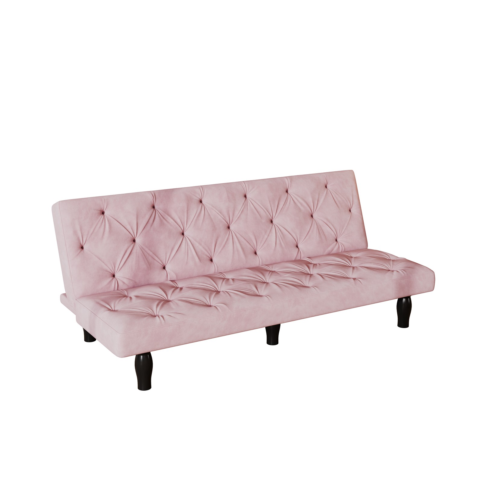 66" Velvet Sofa Bed Living Room Sleeper Sofa-to-Bed Transforms Seamlessly