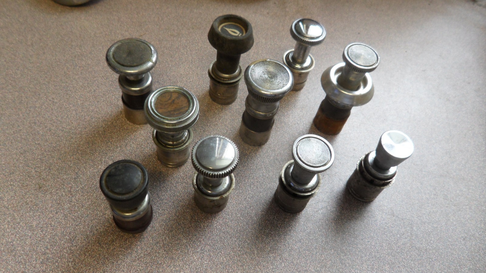 Vintage GM Car Truck Dash Cigarette Lighter Lot of 10 Used Hot Rod 02BC3 IL