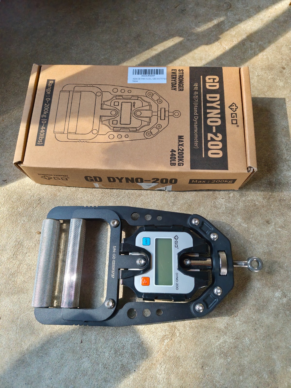 GD DYNO-200 Digital Hand Dynamometer Grip Strength Measurement Electronic