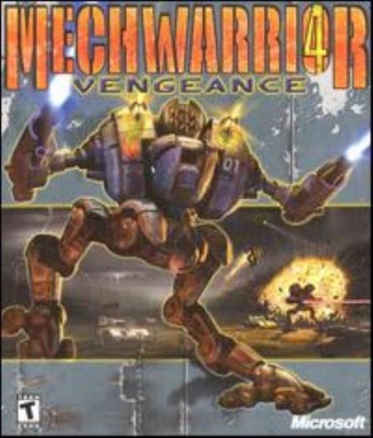 MechWarrior 4 Vengeance PC CD 4th clan mech robot combat battle simulation game!