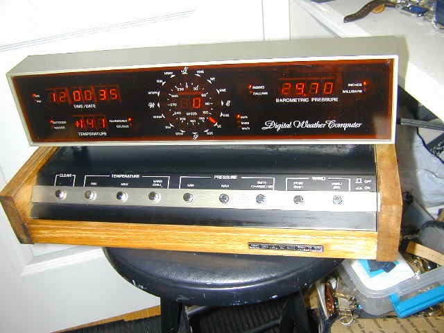 Heathkit ID-4001 Weather Station - Digital Weather Computer ,Working No Sensors