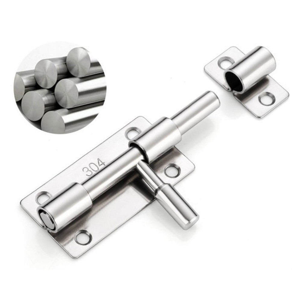 Install Stainless Steel Door Locks for Home Security 2 Pack