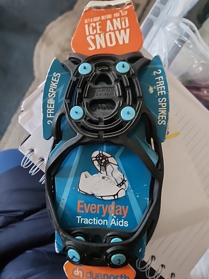 Due North Small- Med Everyday Ice Traction Aids Ice Snow Walking Over Shoes BnFF