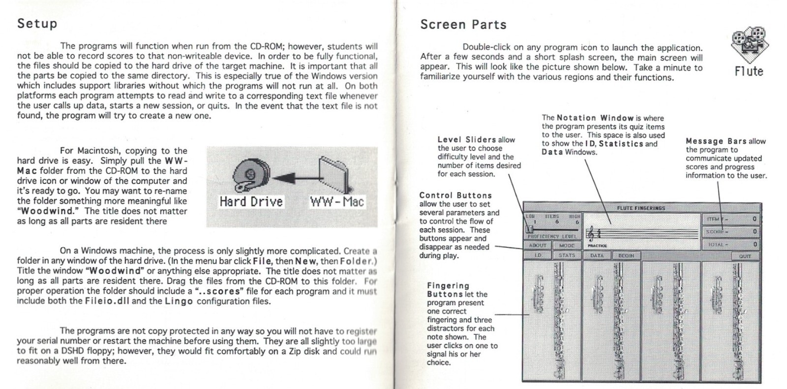 CD-ROM Woodwind Fingerings / Competency & Practice Drills - David Sebald / IMR