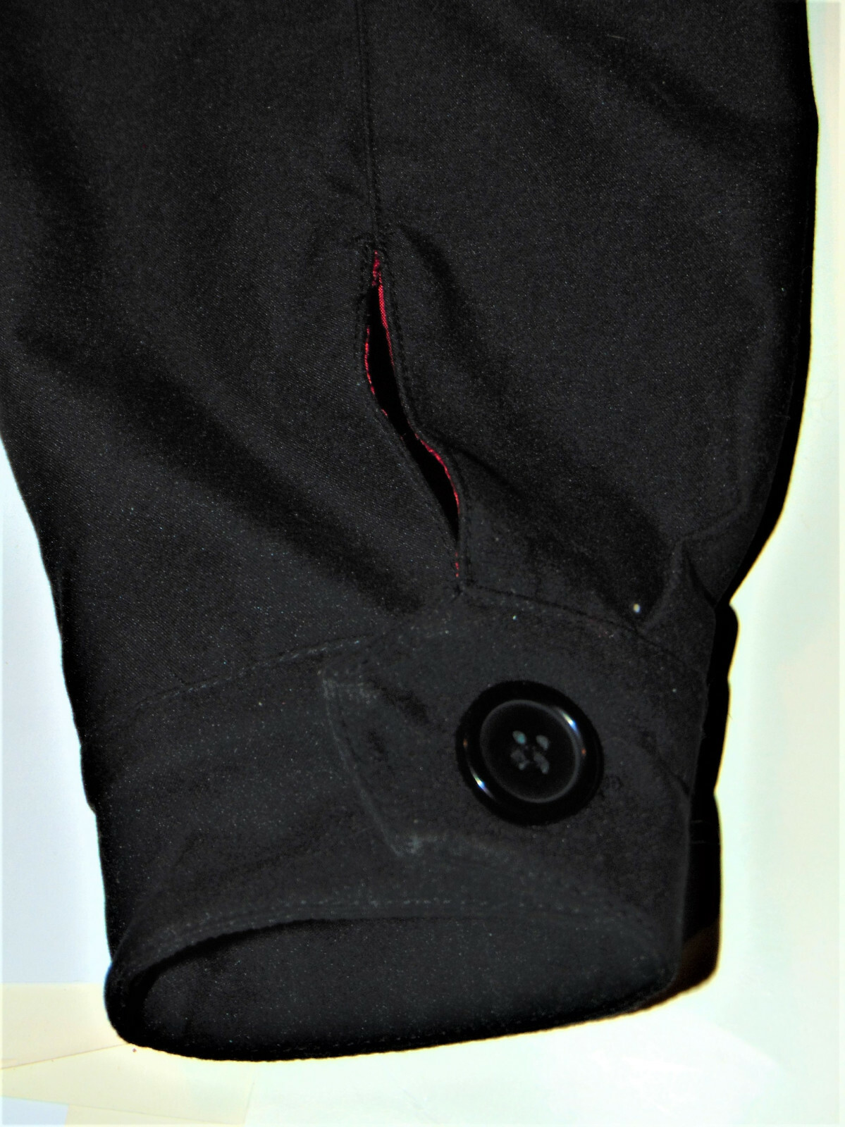 MEN'S 'GOLD COAST' LAS VEGAS CASINO BLACK LIGHTWEIGHT BLACK JACKET! ZIPPER! L