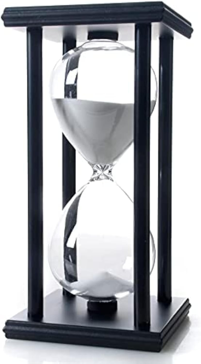 Hour Glasses with Sand 60 Minutes, Hourglass Sand Timer Decoration for Kids, 1 H