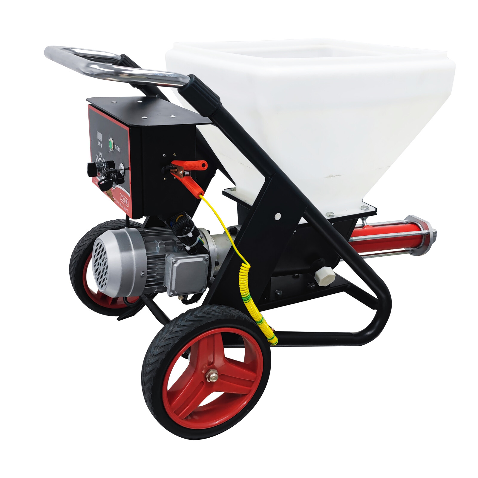 Putty Cement Grouting Sprayer Mortar Paint Spraying Machine 48L Open Hopper 110V