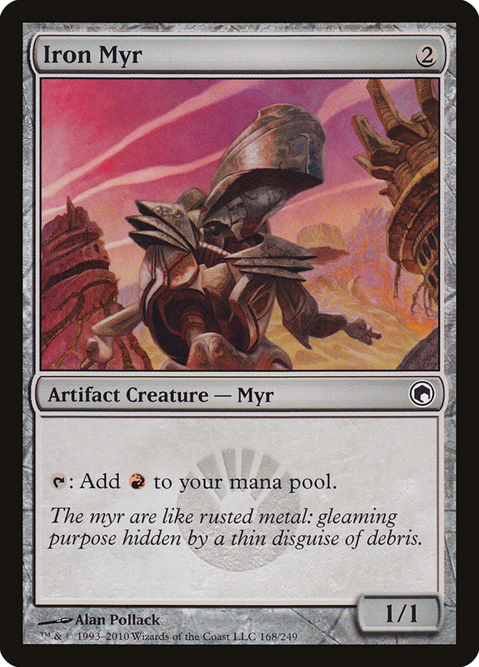 MTG Magic the Gathering Iron Myr (168/259) Scars of Mirrodin LP