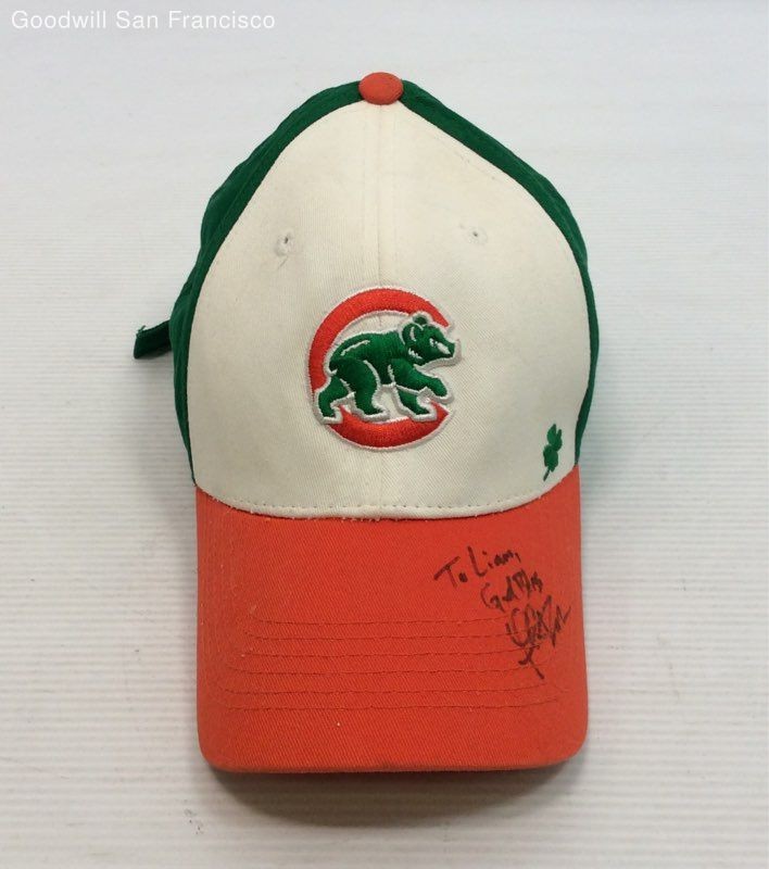 Chi Cubs St Pats Hat SIGNED Thomas Ian Nicholas Henry in Rookie Of The Year Film