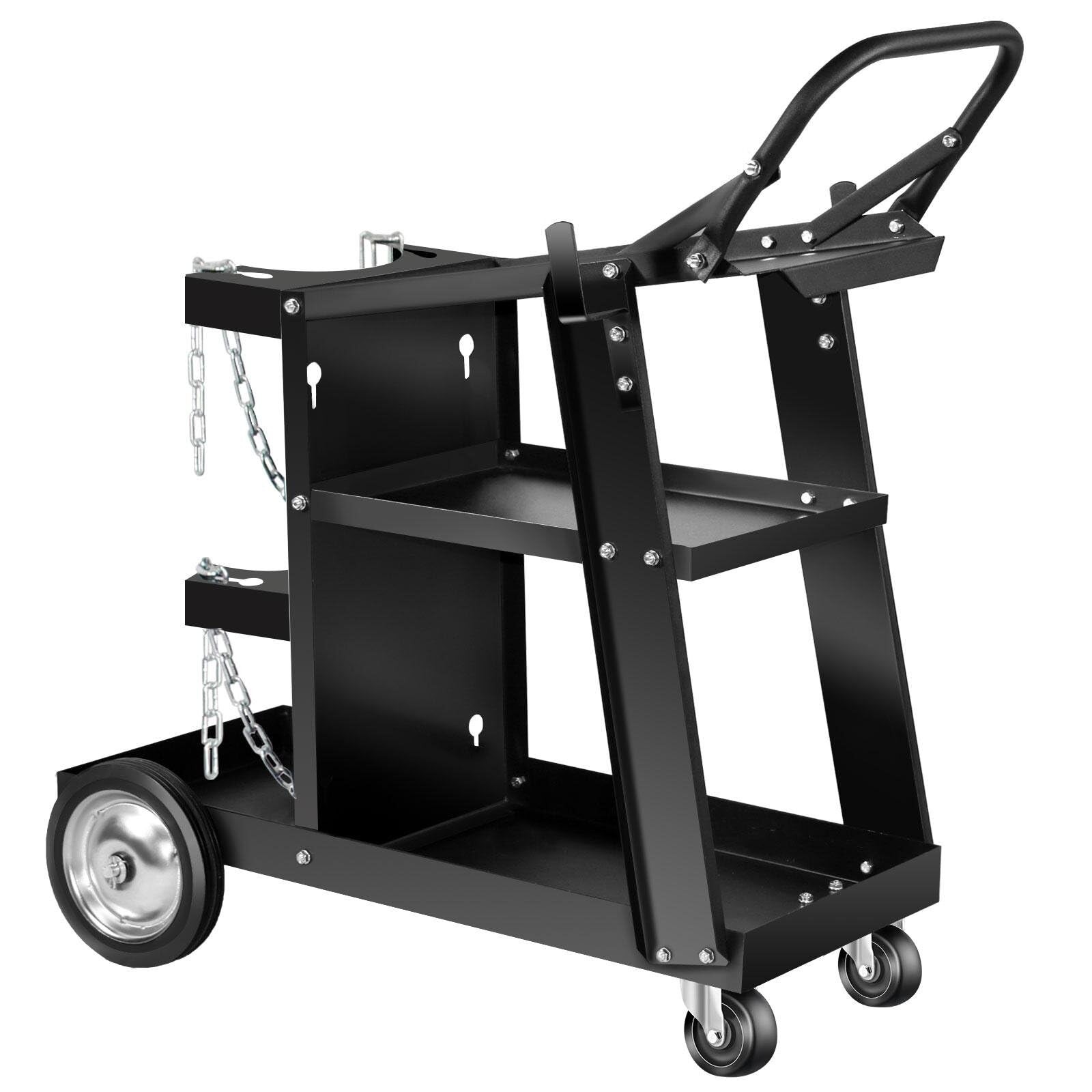Welding Cart, Heavy Duty Welding Cart for Tig Mig Welder and Plasma Cutter, W...