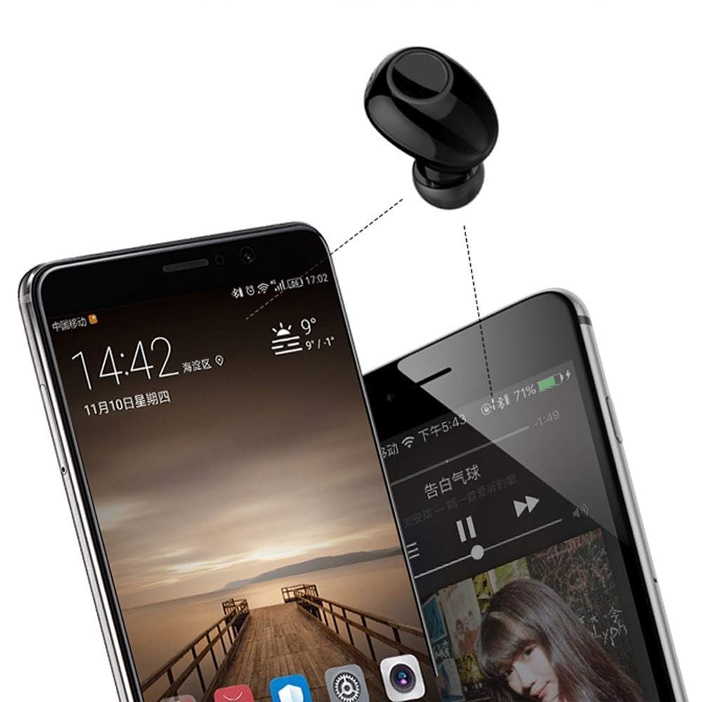 NVAHVA Bluetooth Earbud 10 Hrs Playtime, Single Wireless Earphone, Mini Drivi...