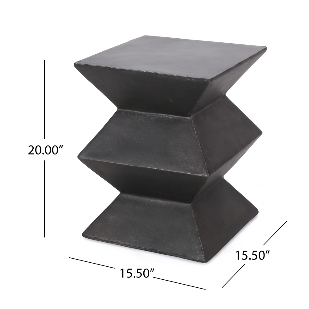 Outdoor Lightweight Concrete Side Table,MGO End Table