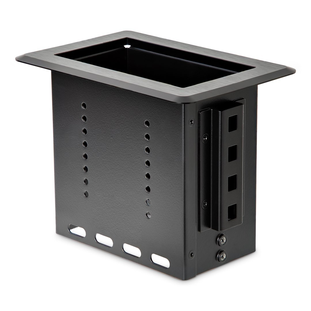 Startech BEZ4MOD SINGLE-MODULE CONFERENCE TABLE CONNECTIVITY BOX - NEW OPEN BOX