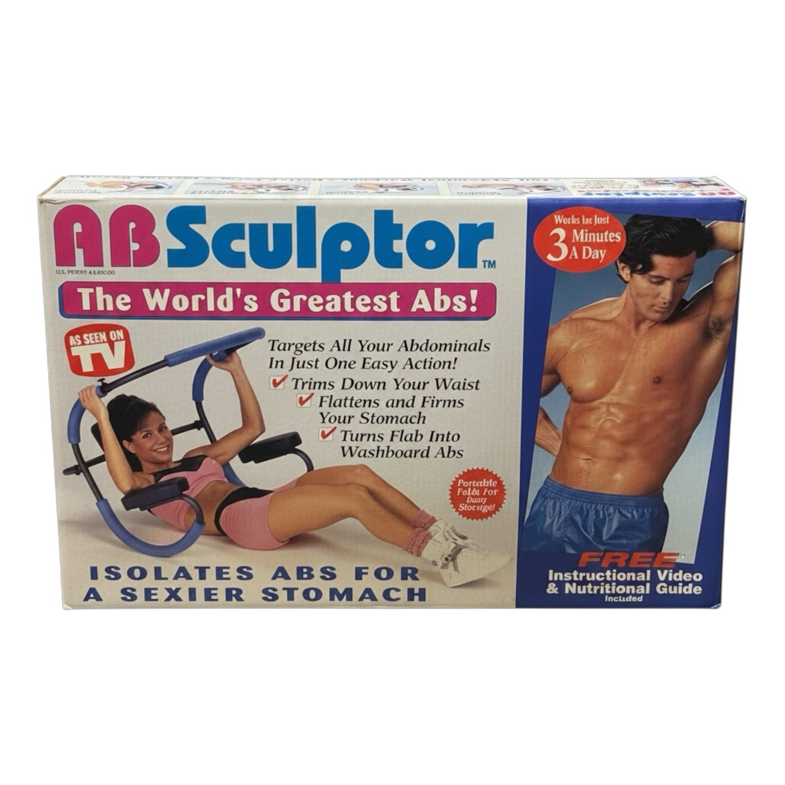 Vintage Ab Sculptor -  The Worlds Greatest Abs! ASOTV - NEW OLD STOCK SEALED