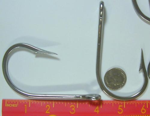 10 7691S 12/0 Stainless Shark Wahoo Marlin Big Game Fishing Hooks