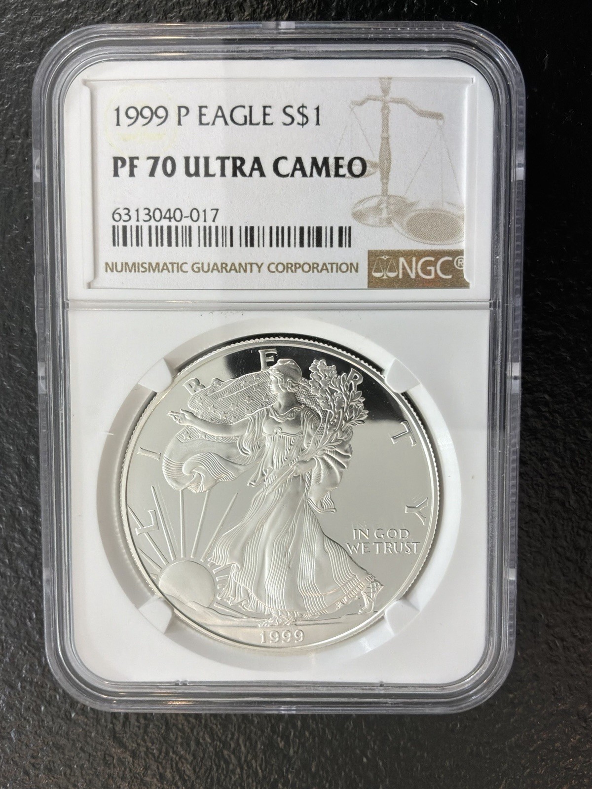 1999-P Proof American Silver Eagle PF-70 NGC