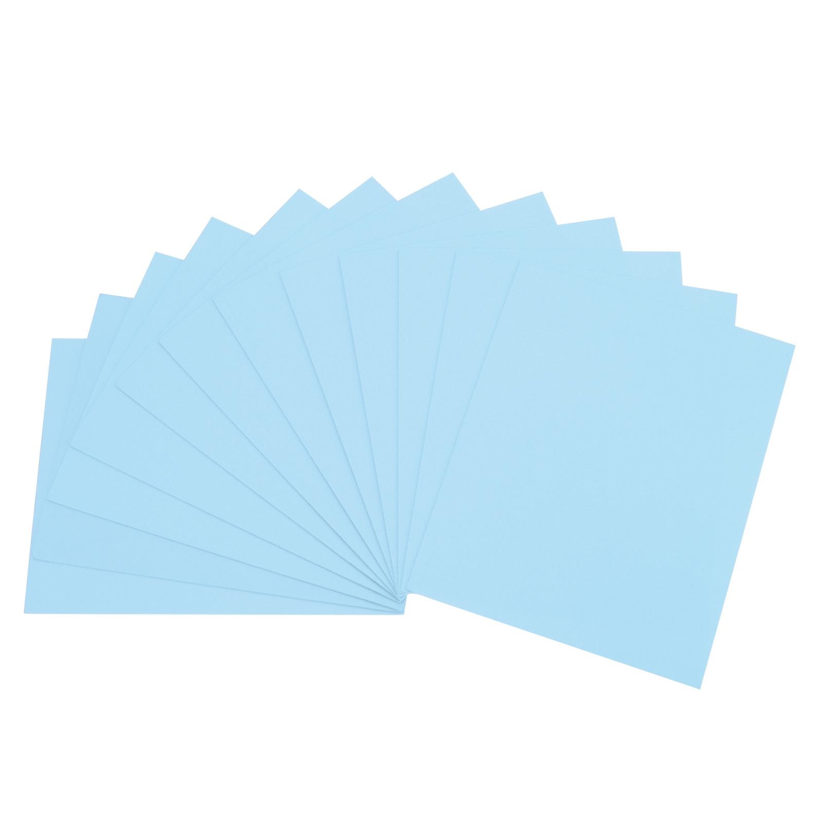 Light Blue EVA Foam Sheets 11 x 8 inch 1.7mm Thickness for Crafts DIY 12 Pcs