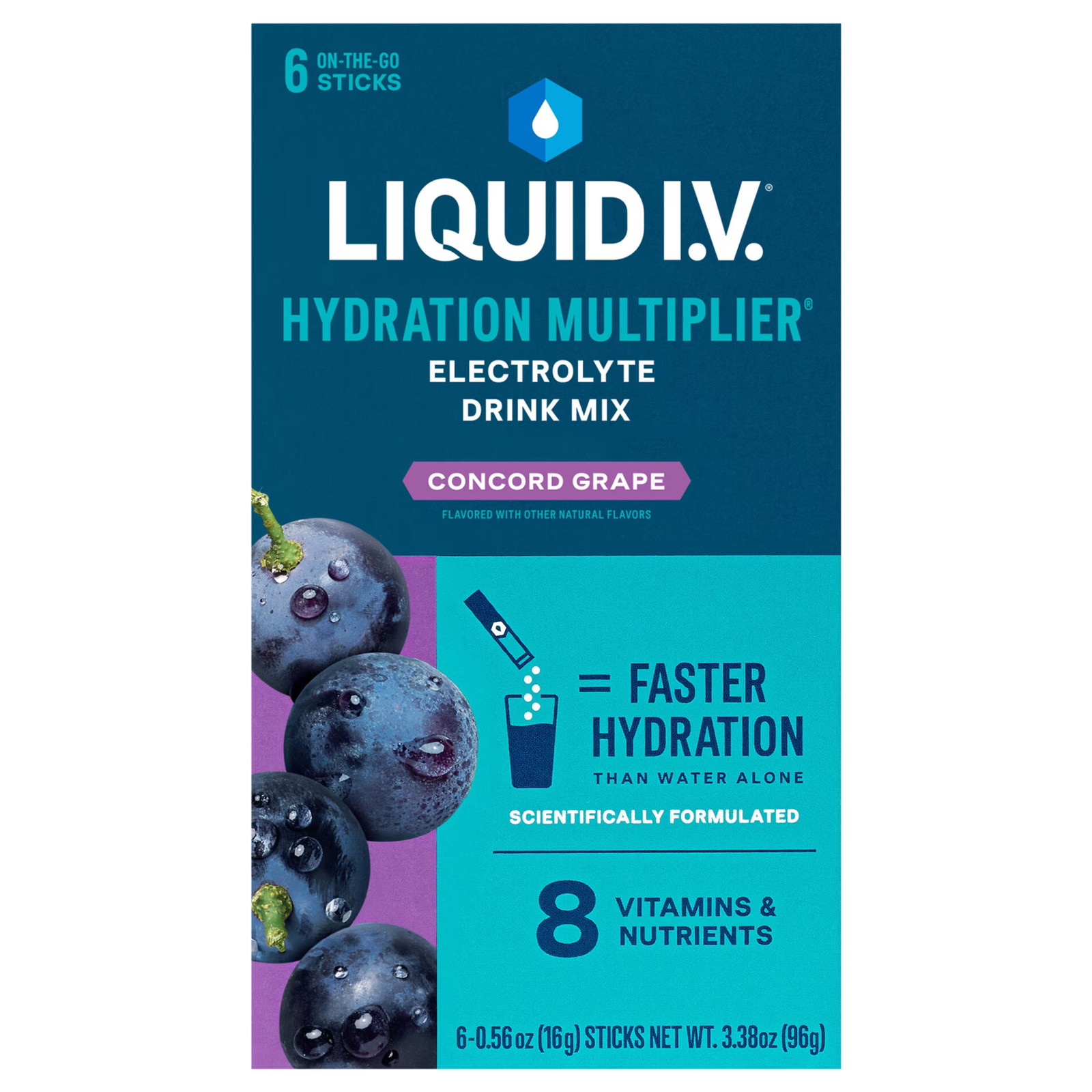 Concord Grape Hydration Electrolyte Drink Mix