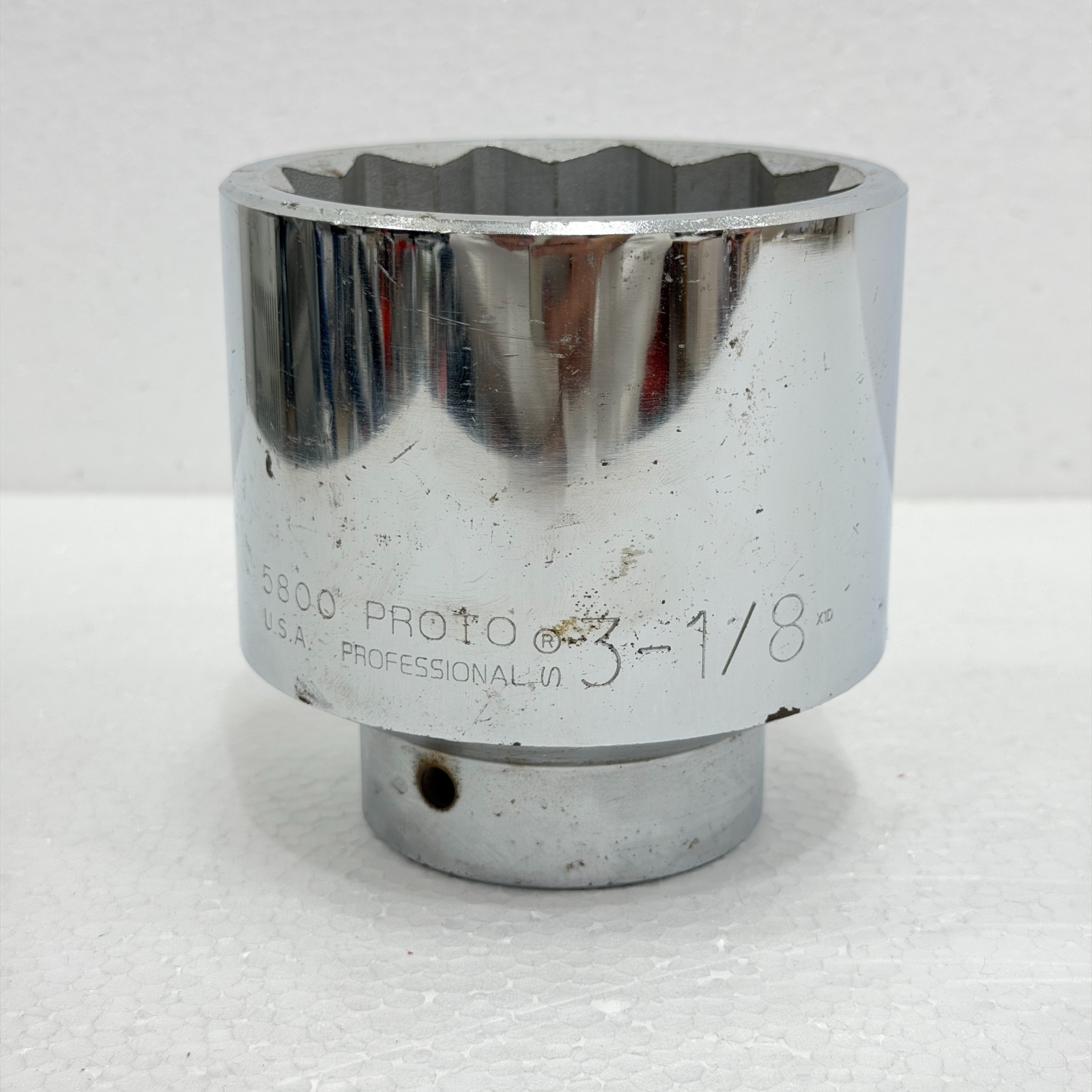 PROTO 5800 3-1/8 INCH 12 POINT IMPACT SOCKET 1 INCH DRIVE PROFESSIONAL USA