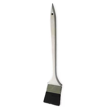 Zoro Select 1Ttw1 3" Bent Radiator Soft, China Hair Bristle, Paint Brush,, 1Ttw1