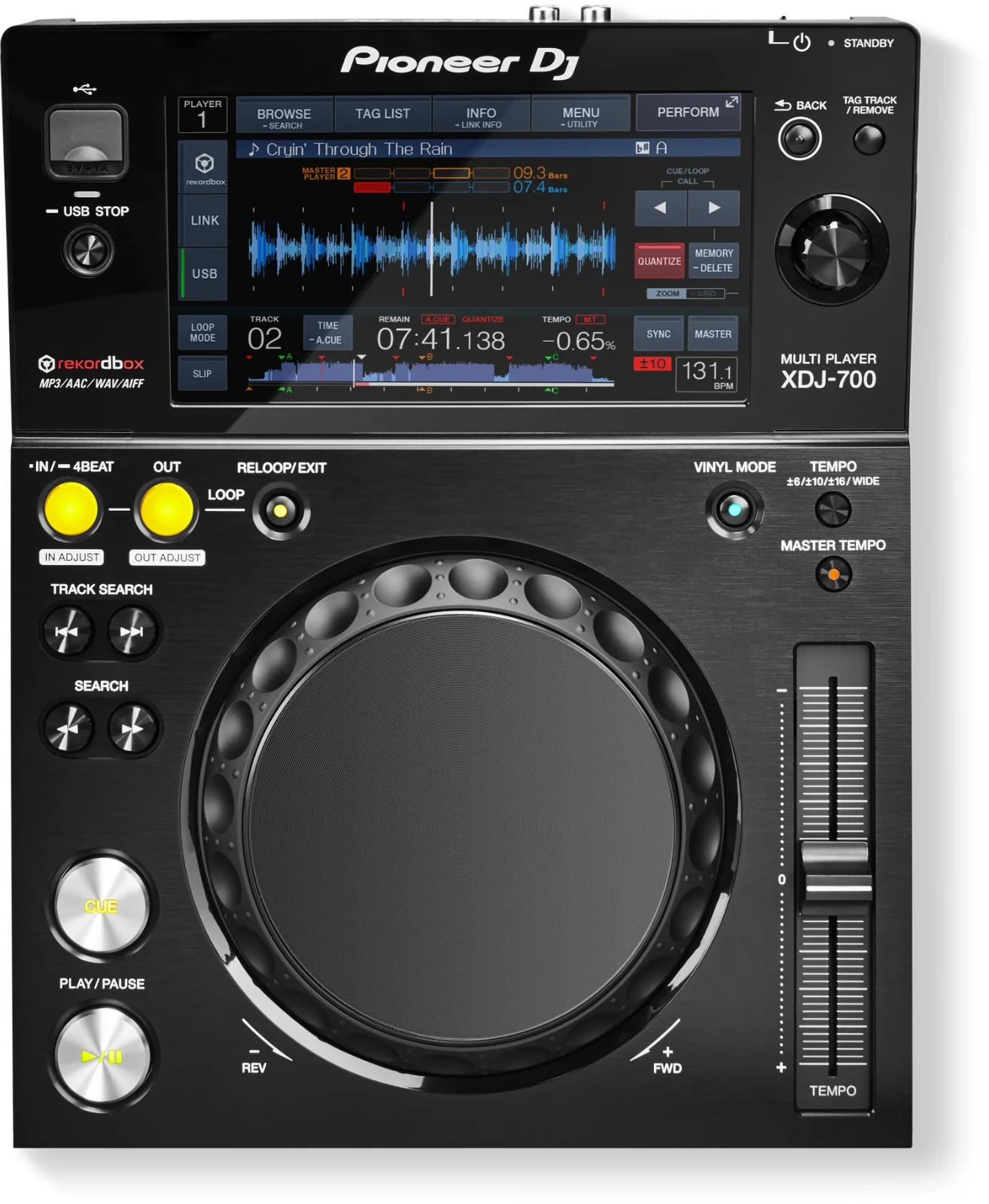 Pioneer XDJ-700 Rekordbox DJ CONTROLLER with Travel Case