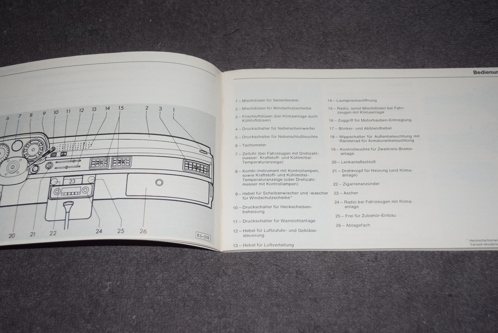 Operating Instructions Manual VW Passat B1 Type 32/33 Mint/Unused