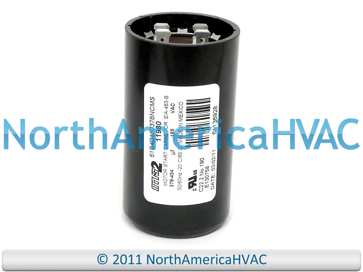 Motor Start Capacitor 378-454 MFD 165 VAC Mars2 Jard 11980