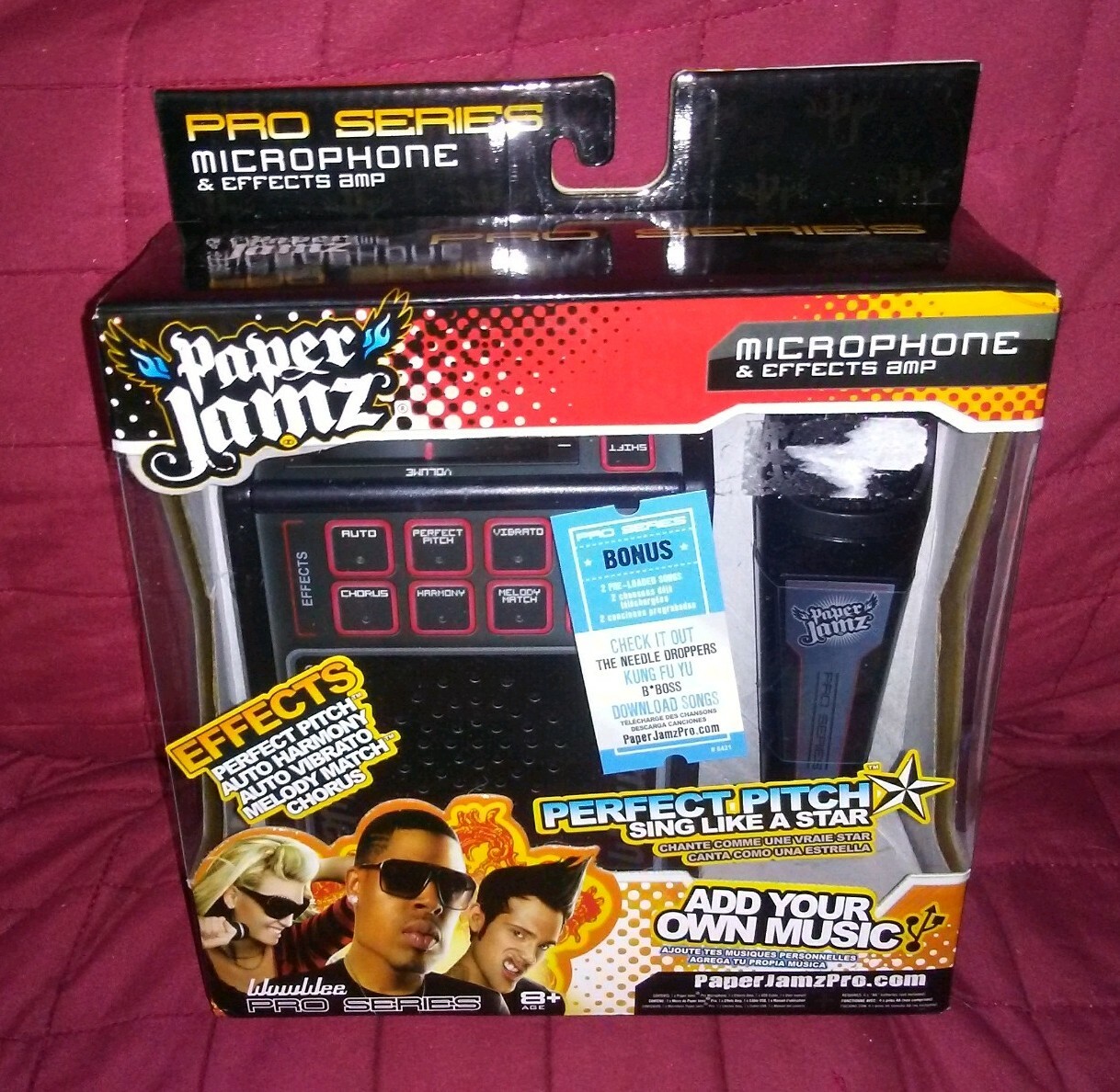 Paper Jamz Pro Series Microphone & Effects Amp Add Music New in Box Wow Wee