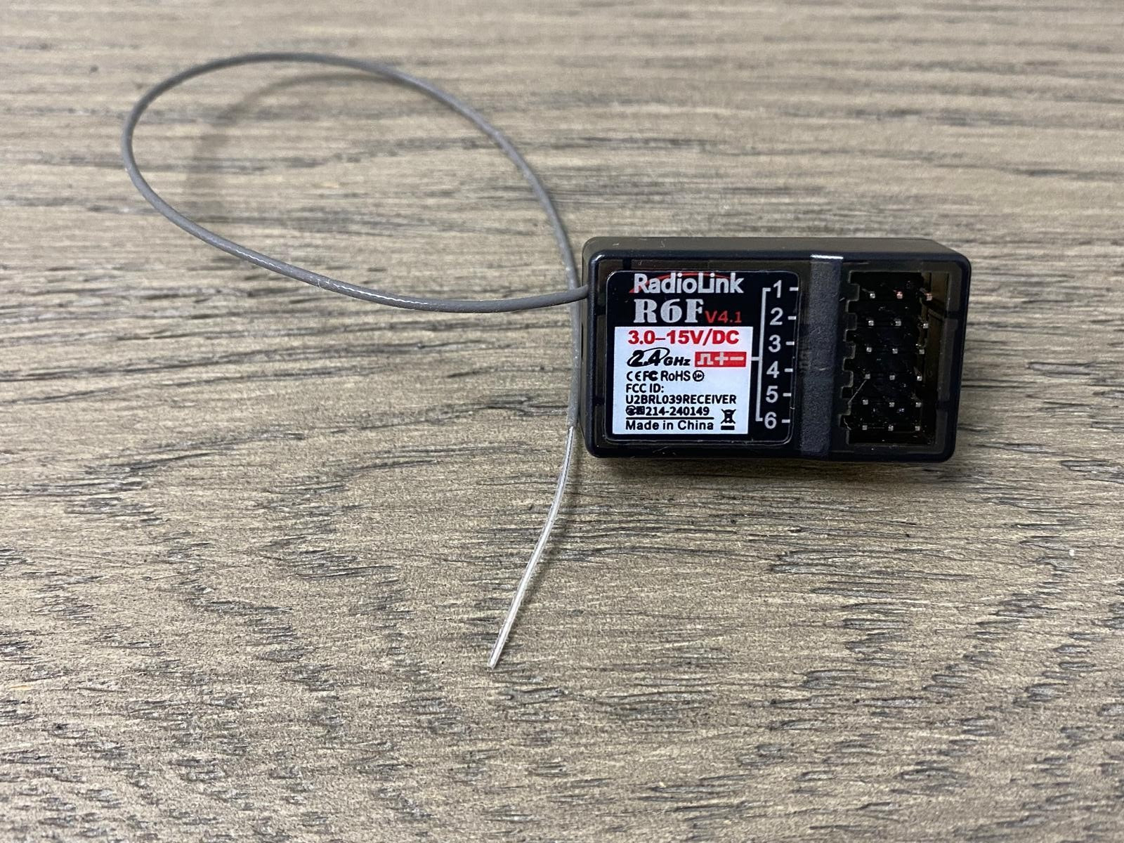 New Radiolink [R6F] V4 6CH 2.4GHz RC Receiver Surface Long Range Control RX
