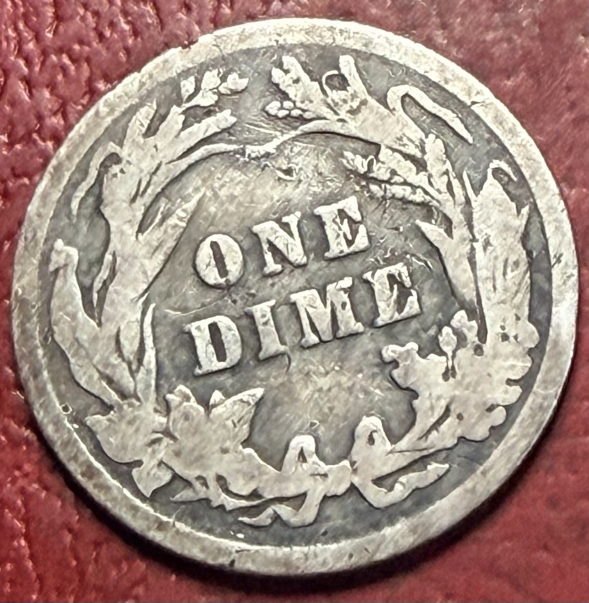 1902 Barber Dime. Free Shipping