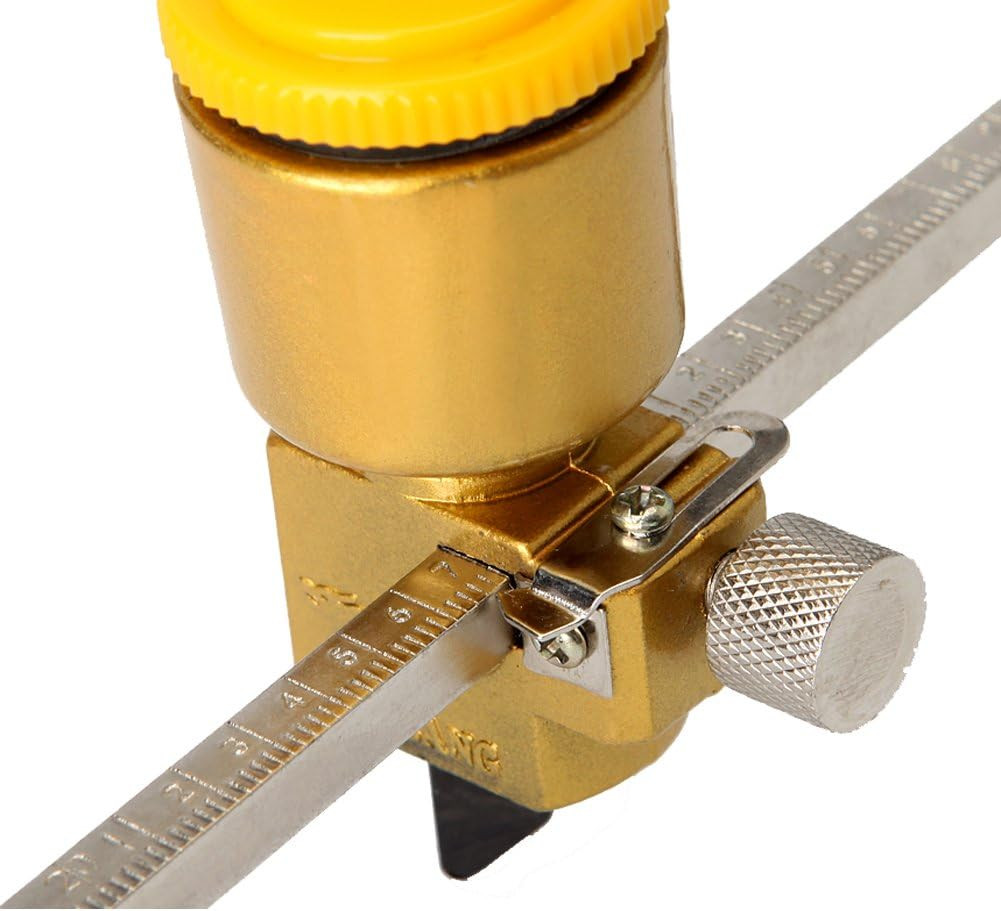 Heavy-Duty Circular Glass Cutter with Suction Cup 40#