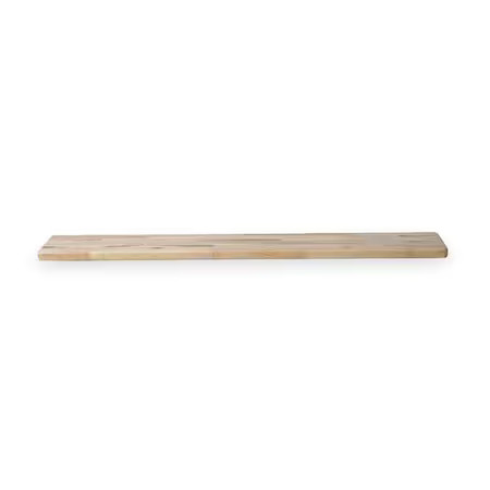 Hallowell Mbt36 Pedestal Bench Top, W 36, D 9 1/4, Maple