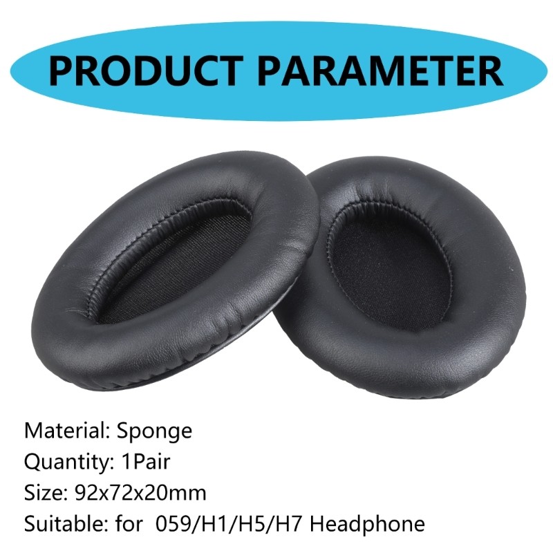 Replacement Sponge Foam Ear Pads for 059/H1/H5 Headphones, High Quality