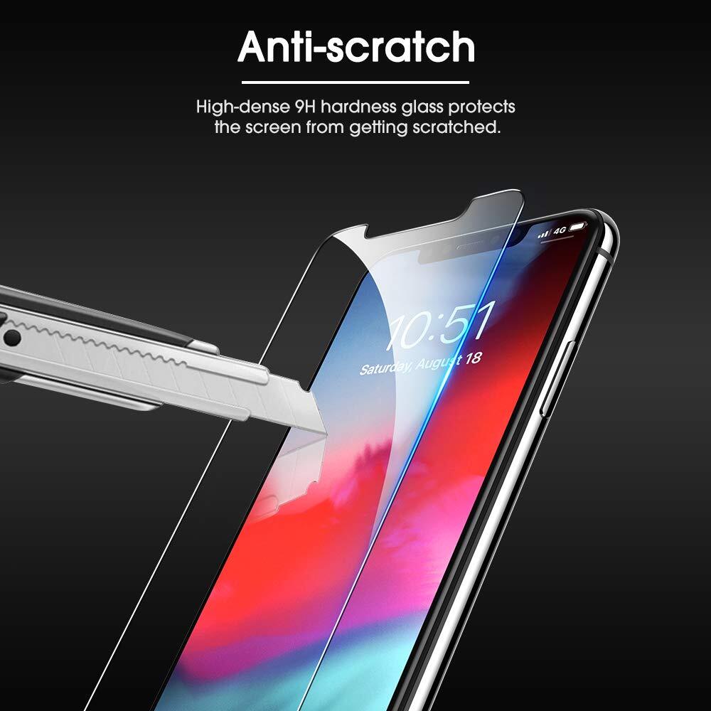 3-Pack For iPhone 14 13 12 11 Pro 7 8 Plus Max Tempered Glass Screen Protector