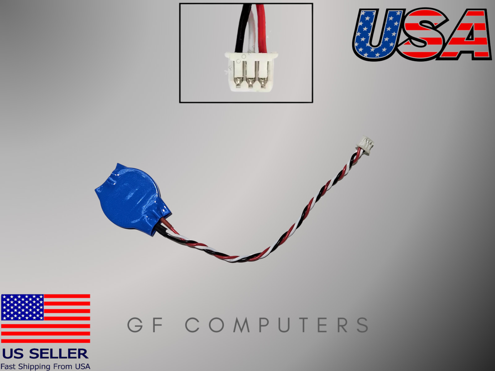 CMOS RTC Battery Replacement 3-Pin Dell Latitude E6500