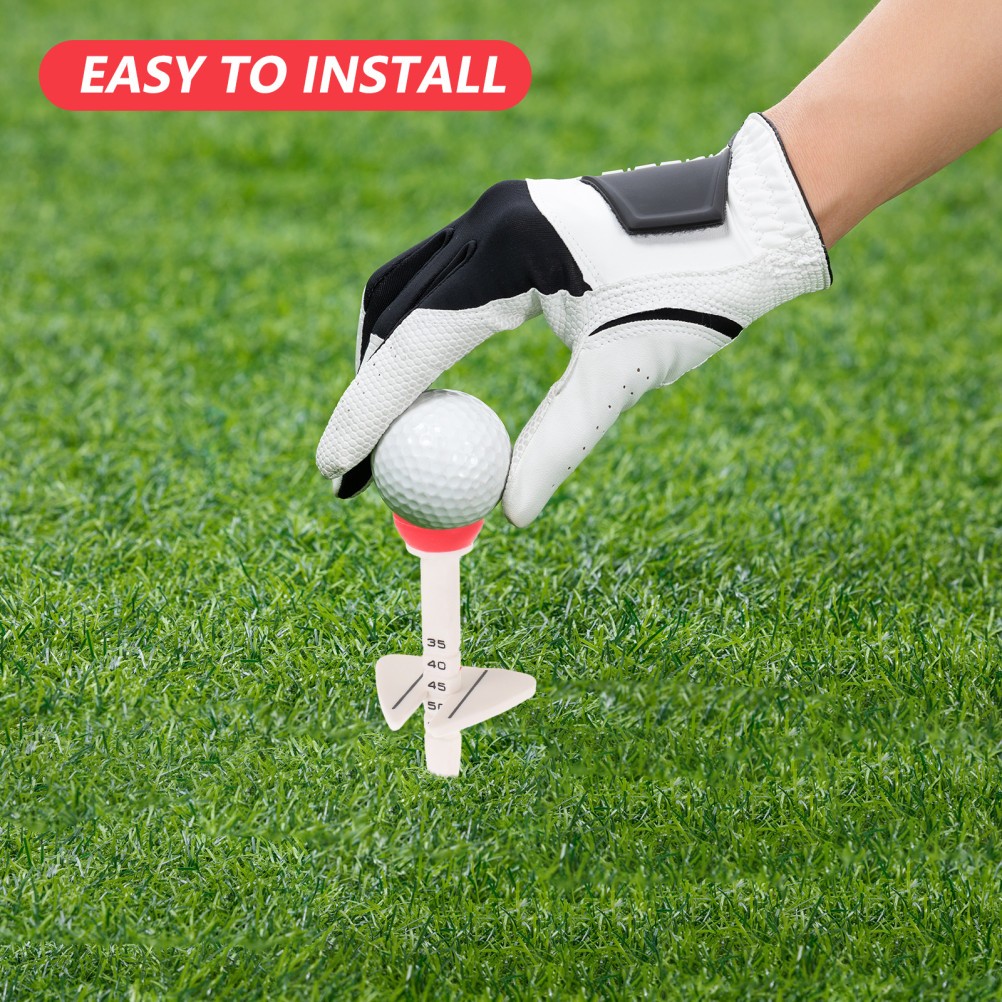 6Pcs Reusable Adjustable Golf Tees Plastic Height Tool for Winter Golf Training