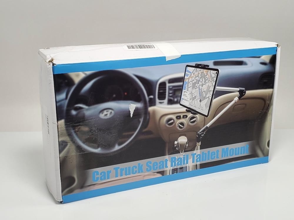 Seat Rail Tablet Holder Car Truck Mount 1/4in Camera Clamp for 9.5-14.5in