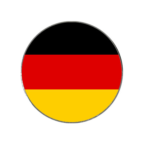 Germany Flag Golf Ball Marker + Premium Switchblade Divot Tool