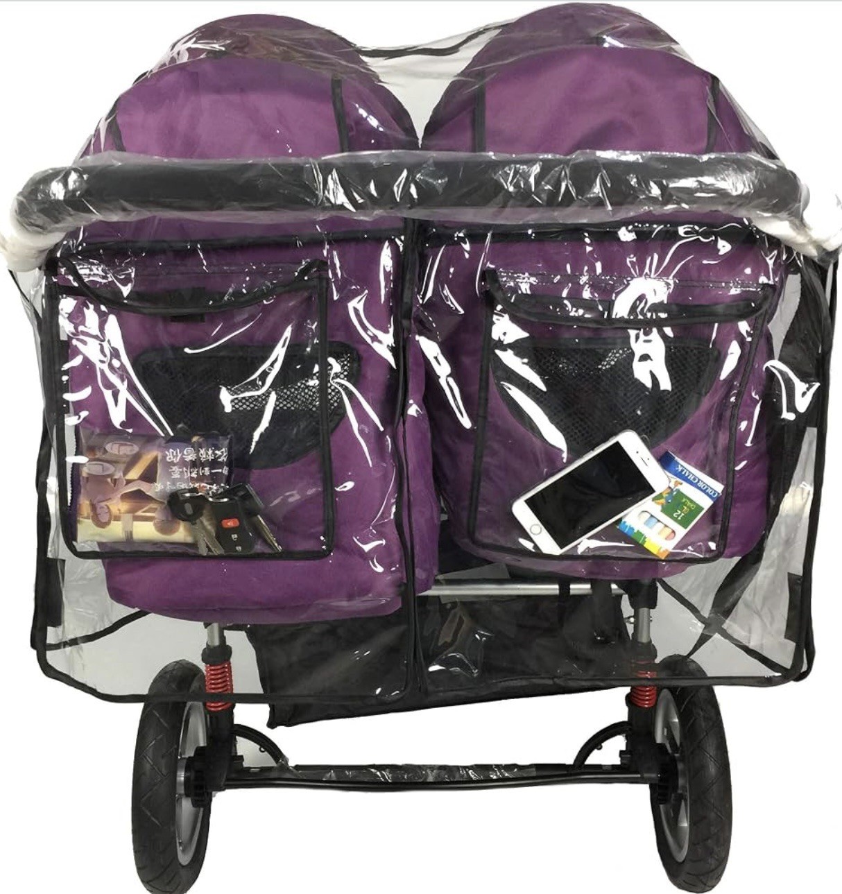 Rain Cover for Double Stroller