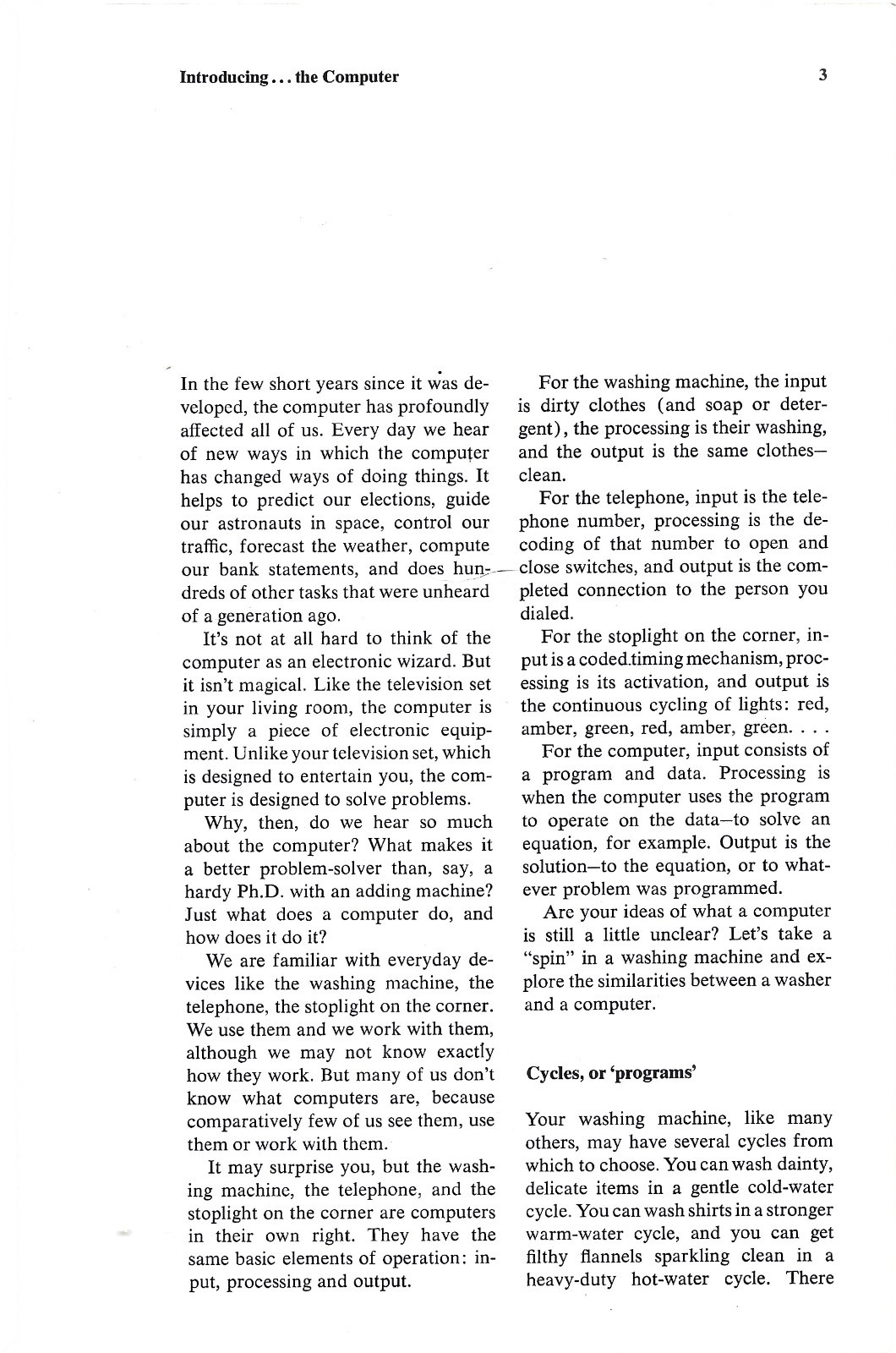 Introducing...The Computer, Early IBM Marketing Pamphlet