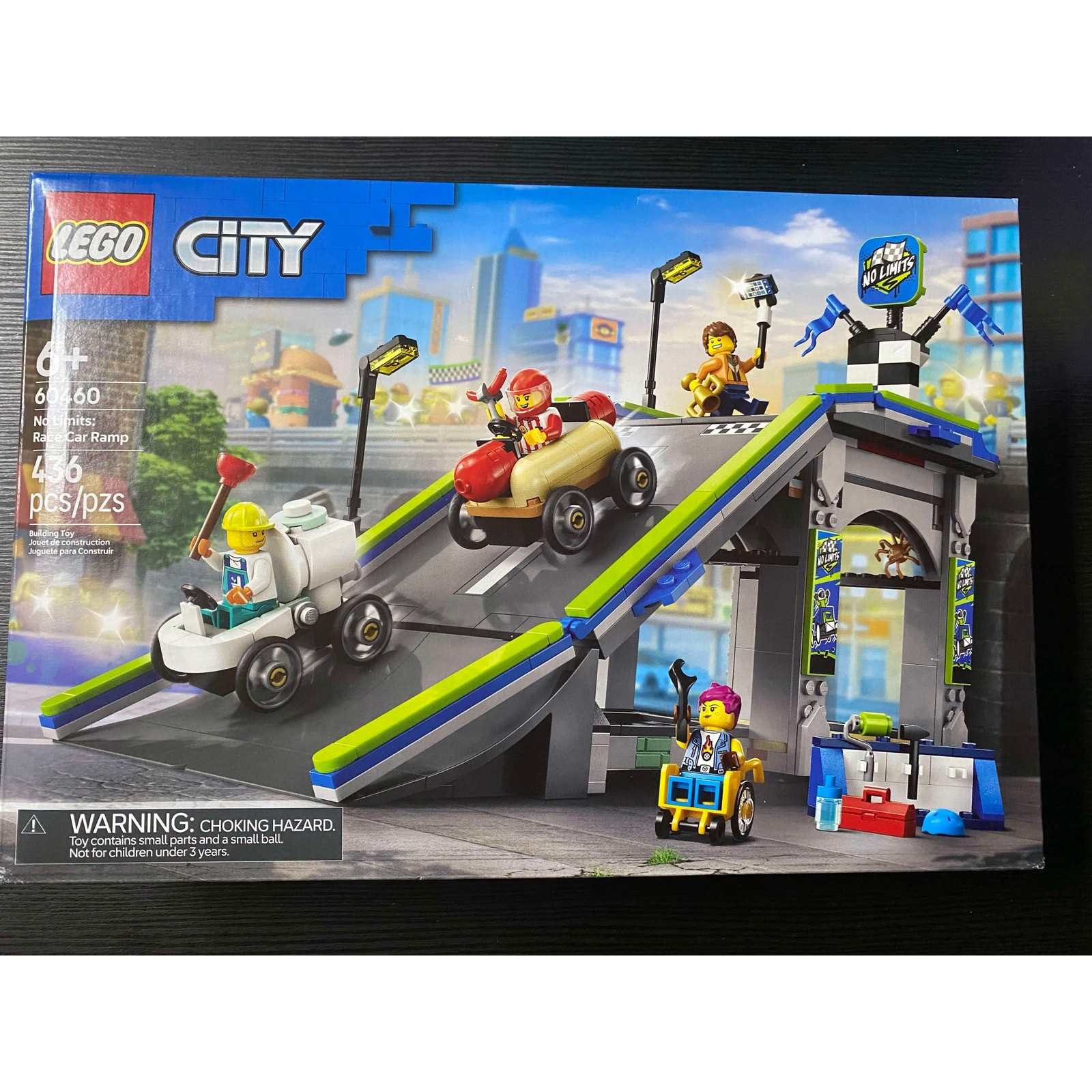 Lego City (60460 No Limits Race Car Ramp Building Toy 436 Pcs