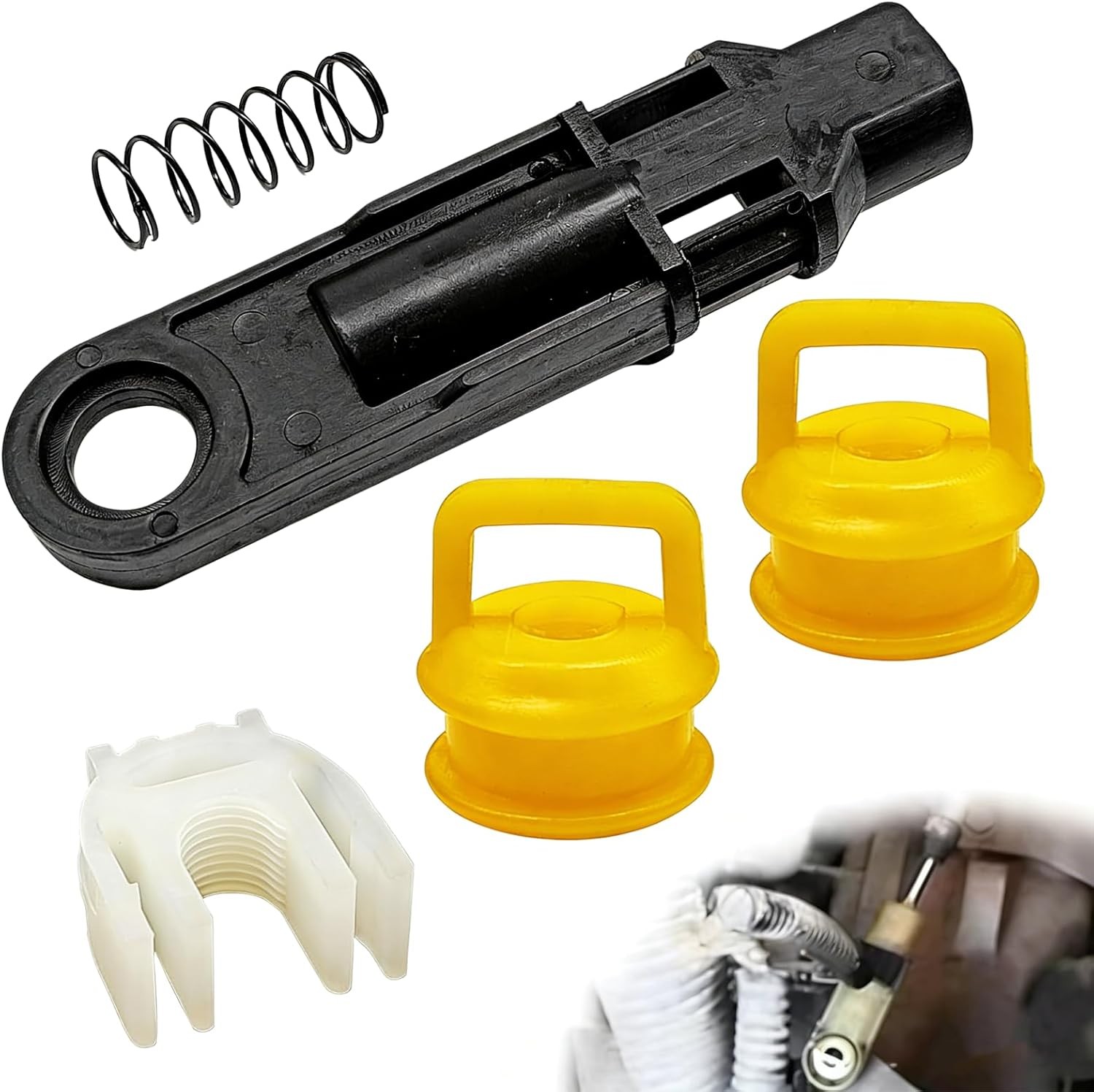 5PCS Transmission Shifter Linkage Cable Bushing Repair Kit, 14104 15276979 52855