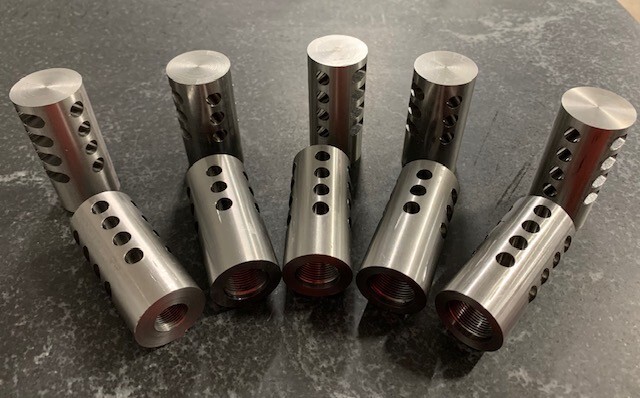 Stainless Steel .308 5/8-24 TPI--1/2-28 TPI--11/16-24 TPI. ALL 3 that you need.