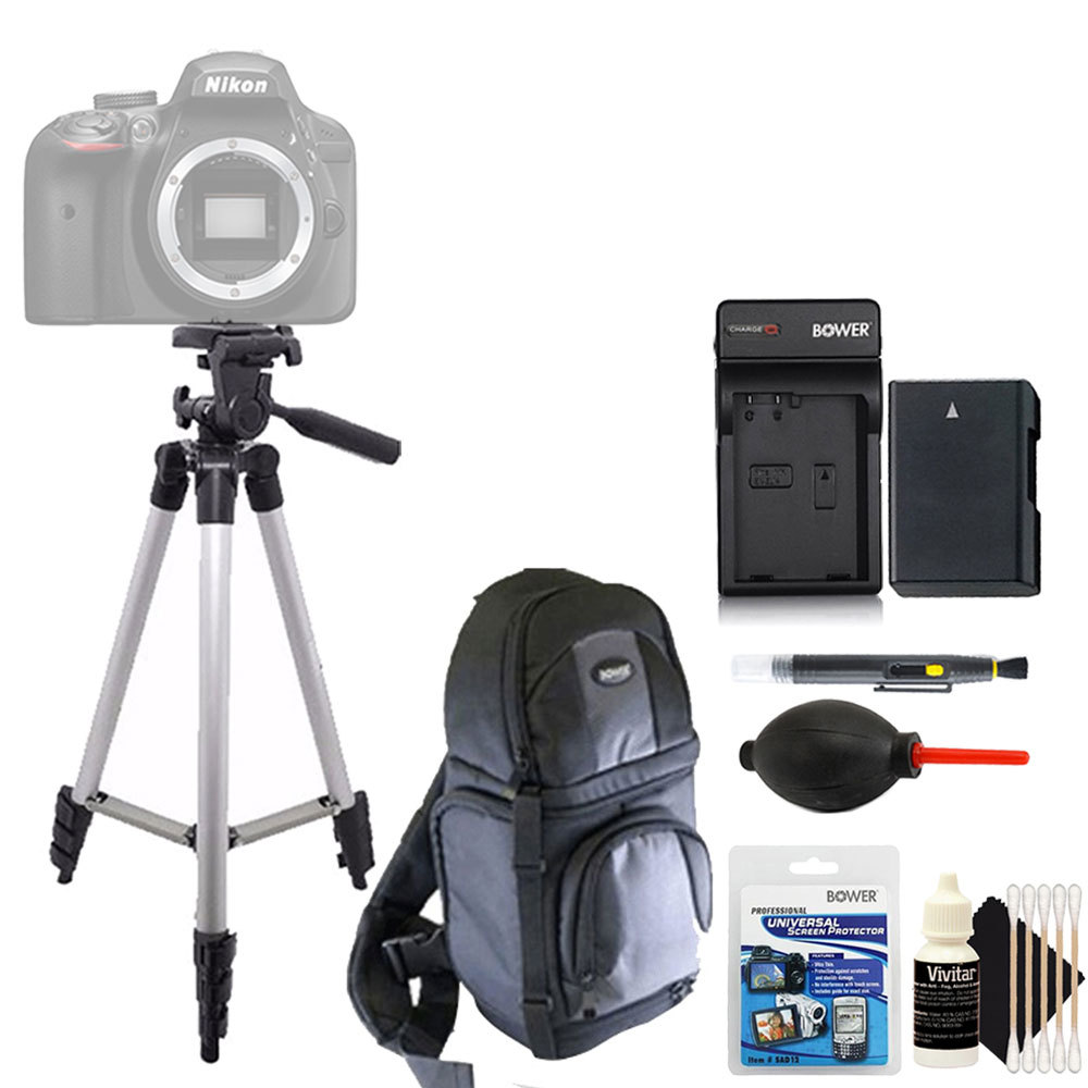 50" Tripod Backpack Pro Traveler w/ Battery + Charger / Nikon D3500 D3400 D5600
